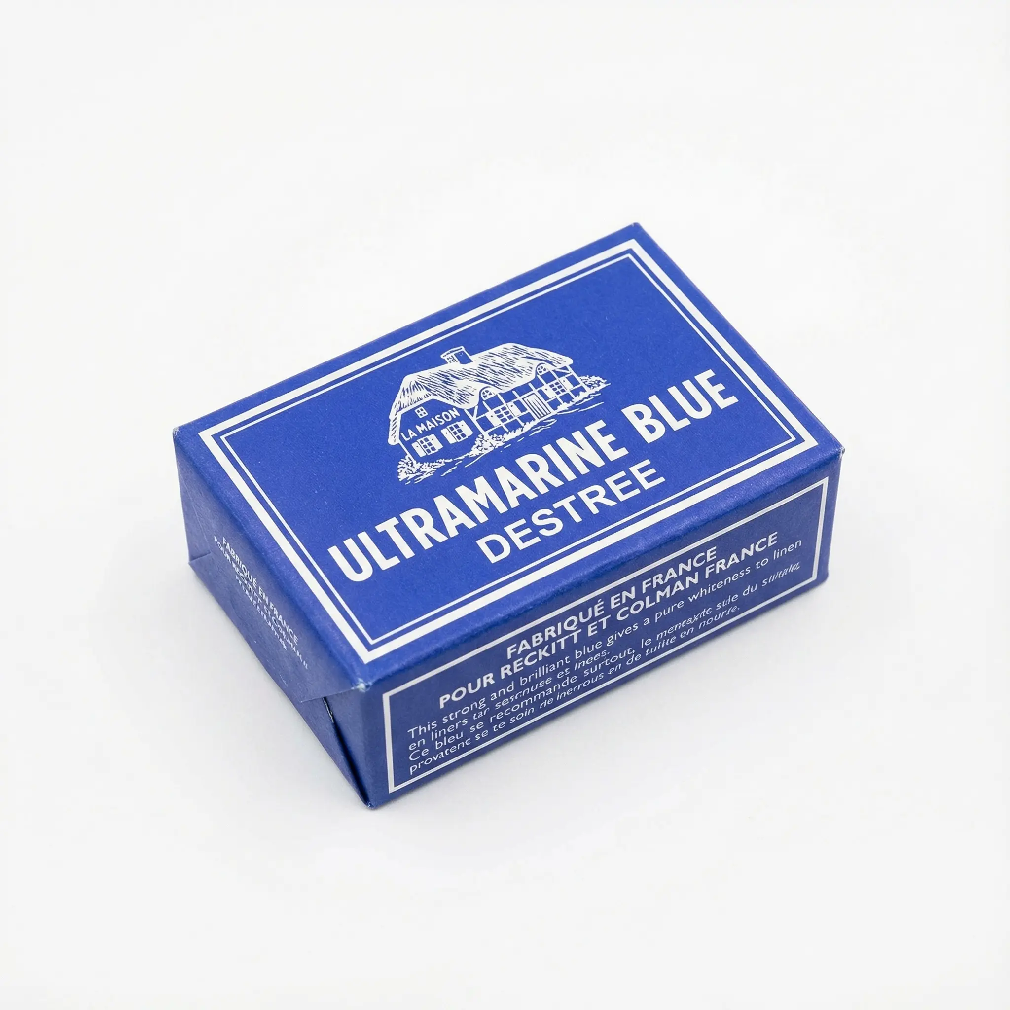 bloc de bleu linge en carton bleu entretien